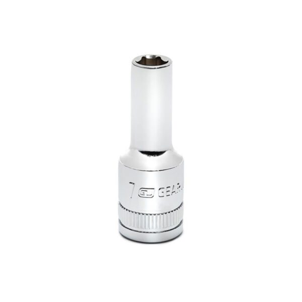 80389S-06 GearWrench Dado Métrico de 6 Puntas de Longitud Media de 3/8'' de 7mm