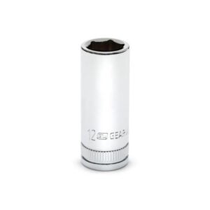 80394S-06 GearWrench Dado Métrico de 6 Puntas de Longitud Media de 3/8'' de 12mm