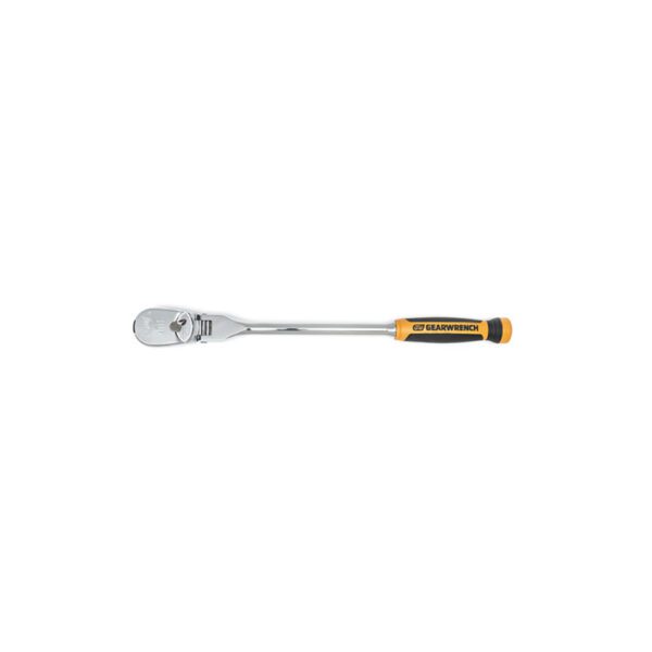 81370T GearWrench Trinquete de Lágrima con Cabeza Flexible de Doble Material de 90 Dientes de 1/2'' de 17''