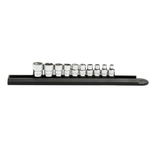 81395 GearWrench Juego de 10 Dados Cortos de 6 Puntas SAE de 1/4''