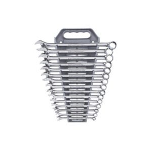 81902 GearWrench Juego de Llaves de Combinacion Largos de 12 Puntos Metricos de 15 Piezas