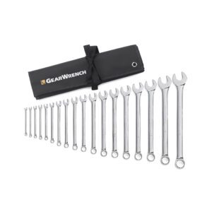 GearWrench Llaves Combinadas de 12 Puntos de Patrón Largo