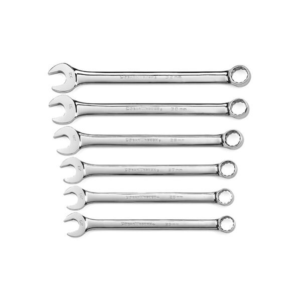 81922 GearWrench Juego de Llaves de Combinacion Largos de 12 Puntos Metricos de 6 Piezas