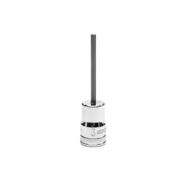 82538 GearWrench Dado de Puntas Hexagonales de Longitud Media Métricas de 3/8'' de 3mm