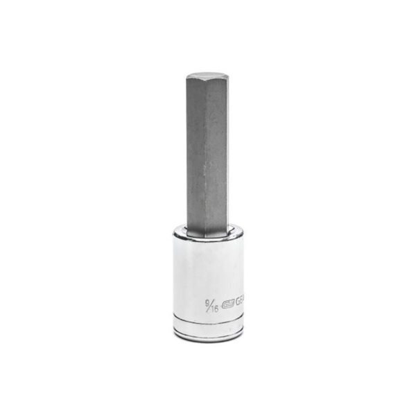 82560 GearWrench Dado SAE de Longitud Medio con Punta Hexagonal con Accionamiento de 1/2'' de 9/16''