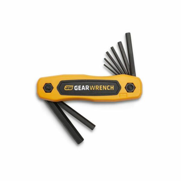 83506 GearWrench Juego de 8 Llaves Hexagonales Plegables Métricas