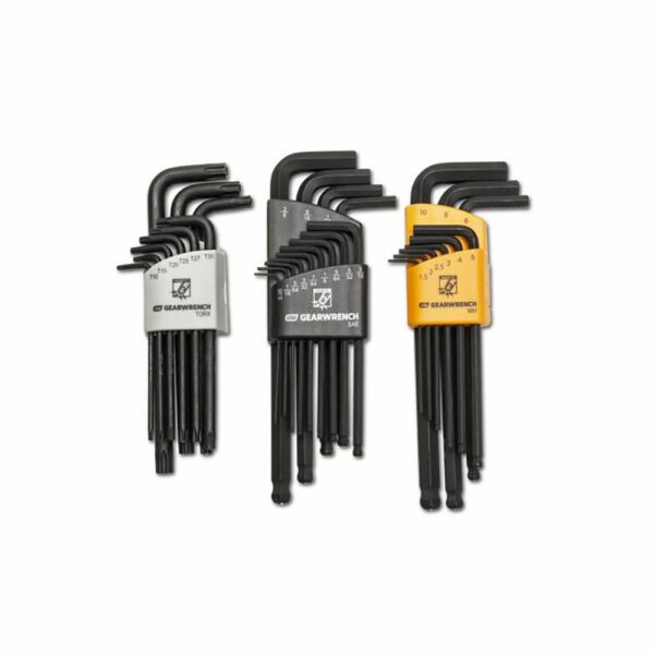 83527 GearWrench Juego de 31 Llaves Hexagonales con Extremo Magnético SAE/MM/TOR