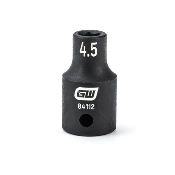 84112 GearWrench Dado de Impacto Estandar de 1/4'', Metrico