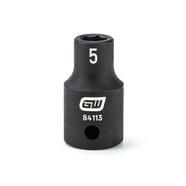 84113 GearWrench Dado de Impacto Estandar de 1/4'', Metrico