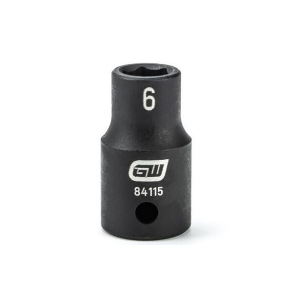 84115 GearWrench Dado de Impacto Estandar de 1/4'', Metrico