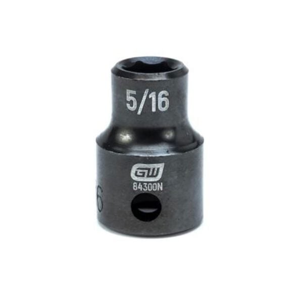 84300N GearWrench 3/8'' Accionamiento Dado de Impacto Estándar de 6 Puntos SAE 5/16''