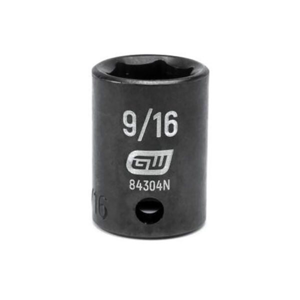 84304N GearWrench 3/8'' Accionamiento Dado de Impacto Estándar de 6 Puntos SAE 9/16''