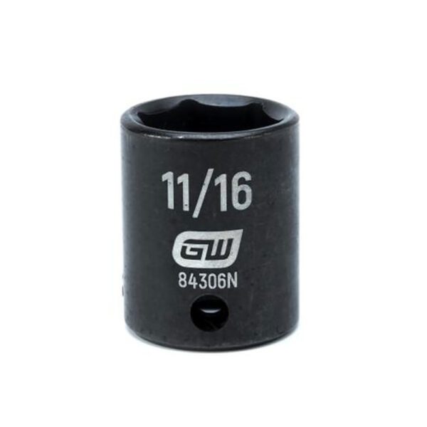 84306N GearWrench 3/8'' Accionamiento Dado de Impacto Estándar de 6 Puntos SAE 11/16''