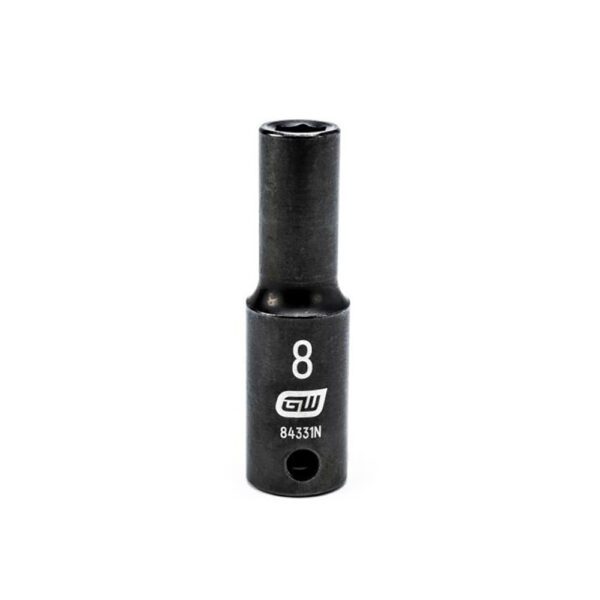 84331N GearWrench 3/8'' Accionamiento Dado de Impacto Profundo de 6 Puntos Métrico 8mm