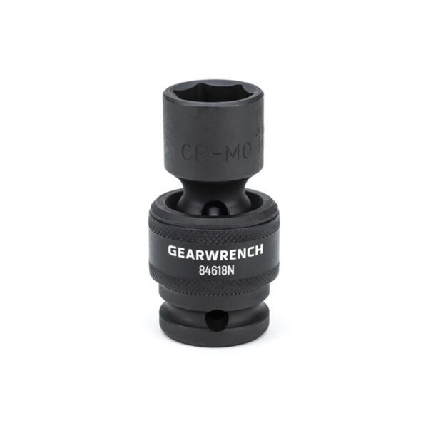 84618N GearWrench Dado de Impacto Universal de 6 Puntos Estándar Métrico con Accionamiento de 1/2'' de 18mm