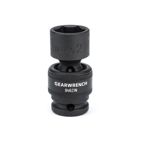 84621N GearWrench Dado de Impacto Universal de 6 Puntos Estándar Métrico con Accionamiento de 1/2'' de 21mm