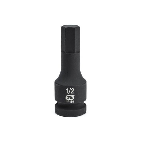 84632 GearWrench Dado de Impacto con Punta Hexagonal de 1/2'', Metrico