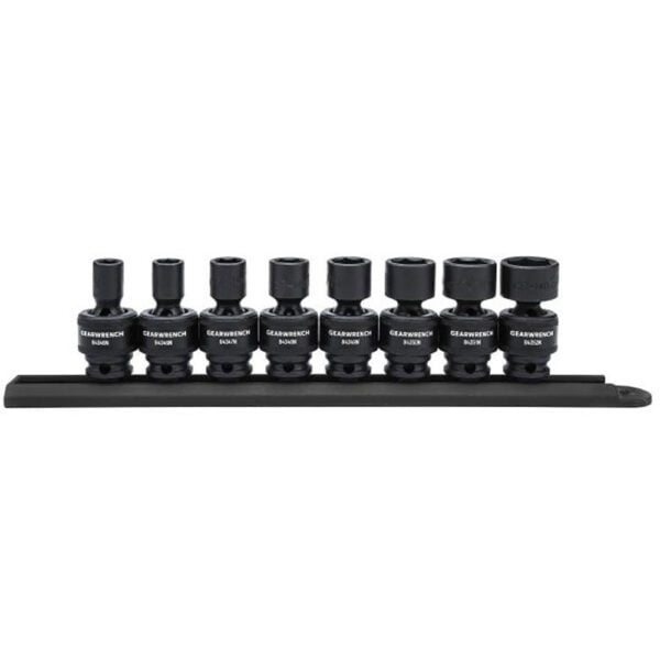 84917N GearWrench 8pc Juego de Dados de Impacto Universal Estándar de 6 Puntos con Accionamiento de 3/8'' SAE