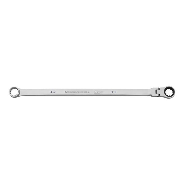 86119 GearWrench Llave de Trinquete de Cabeza Flexible Universal de 120XP Spline XL GearBox 19mm