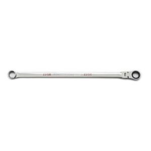 86136 GearWrench 11/16'' Llave Combinada de Trinquete de Cabeza Flexible GearBox de 120XP Universal Spline XL