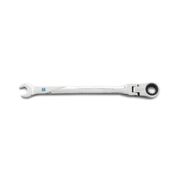 86208 GearWrench Llave Combinada con Carraca de Cabeza Flexible de 8mm 120XP Universal Spline XL