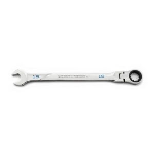 86219 GearWrench Llave Combinada con Carraca de Cabeza Flexible de 19mm 120XP Universal Spline XL