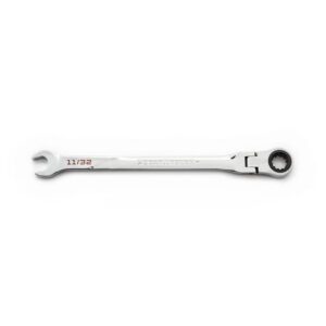 86235 GearWrench Llave Combinada con Carraca de Cabeza Flexible de 11/32'' 120XP Universal Spline XL