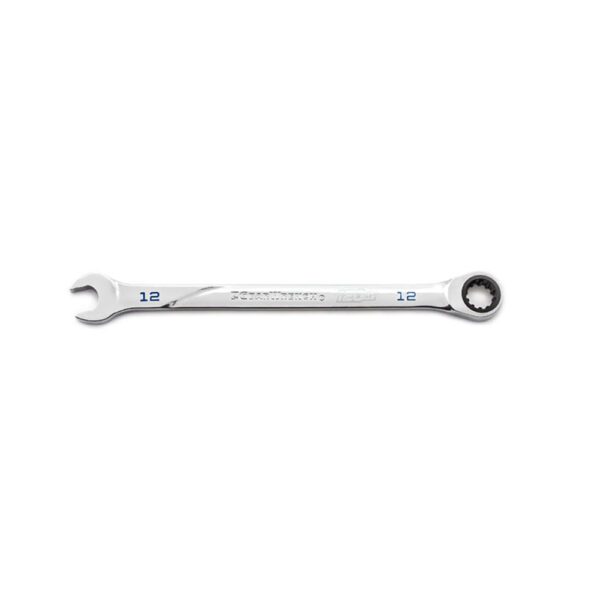 86412 GearWrench Llave Combinada de Trinquete de 12 Puntos XL Universal Spline de Cabezal Flexible de 12mm y 120 Dientes