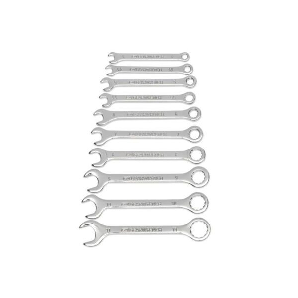 86561 GearWrench Juego de Llaves Combinadas de Bolsillo de 10 Piezas Métricas
