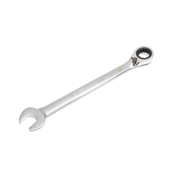86622 GearWrench 22mm Llave de Combinación de Trinquete Reversible de 12 Puntos y 90 Dientes