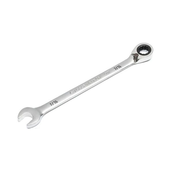 86644 GearWrench 7/16'' Llave de Combinación de Trinquete Reversible de 12 Puntos y 90 Dientes