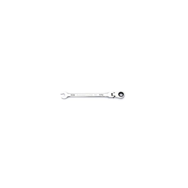 86742 GearWrench Llave Combinada con Carraca de Cabeza Flexible de 11/32'' y 90 Dientes de 12 Puntos