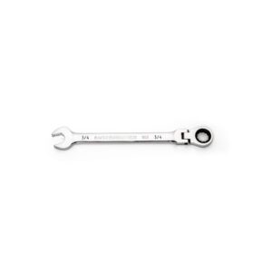86749 GearWrench Llave Combinada con Carraca de Cabeza Flexible de 3/4'' y 90 Dientes de 12 Puntos