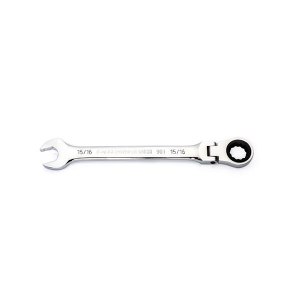 86752 GearWrench Llave Combinada con Carraca de Cabeza Flexible de 15/16'' y 90 Dientes de 12 Puntos