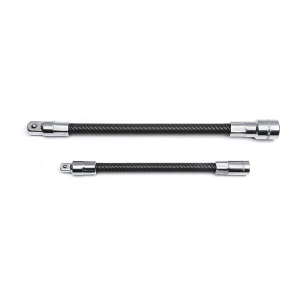 87912 GearWrench Juego de 2 Extensiones Flexibles de 1/4'' y 3/8'' de 6'' y 8''