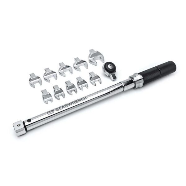 89452 GearWrench Juego de Llave de Torque Intercambiable de Boca Abierta de 12 Piezas de 3/8'' SAE