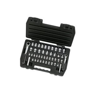 8946 GearWrench Juego de Paso Rápido de 1/4'' y 3/8'' SAE de 46 Piezas