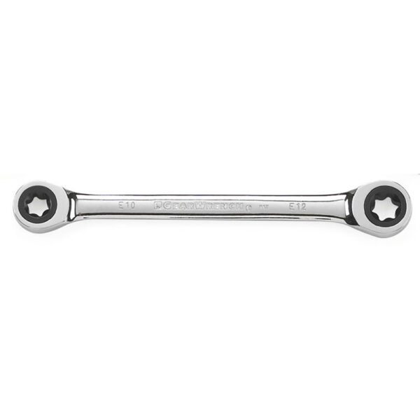 9221 GearWrench E10, E12 Llave de Trinquete de Doble Caja E-Torx