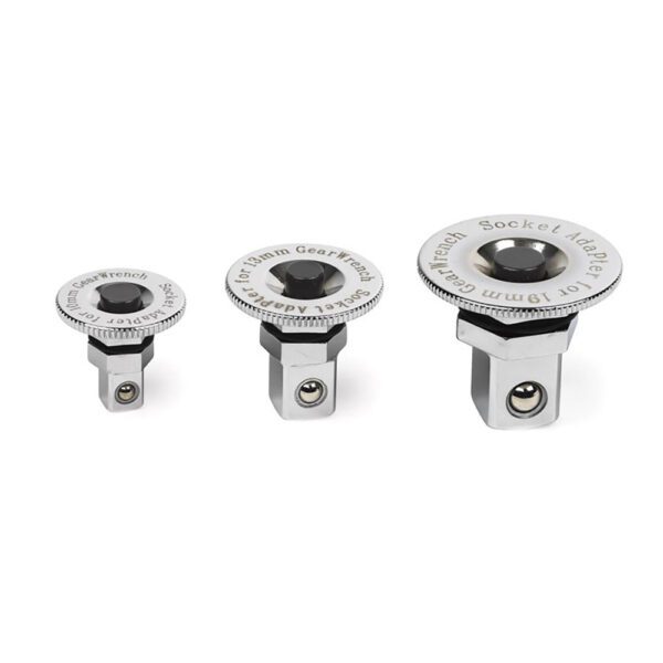 9230D GearWrench Juego de 3 Adaptadores de Llave Combinada con Carraca a Cuadrado Métrico