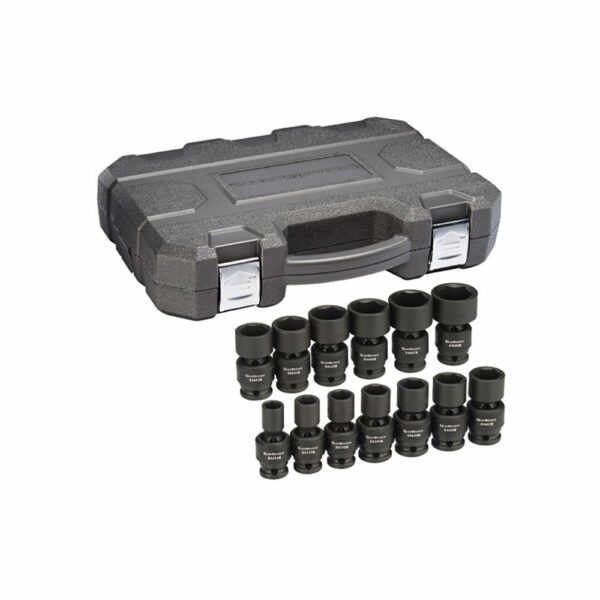 84938N GearWrench 13pc Juego de Dados de Impacto Universal Estándar de 6 Puntos con Accionamiento de 1/2'' SAE