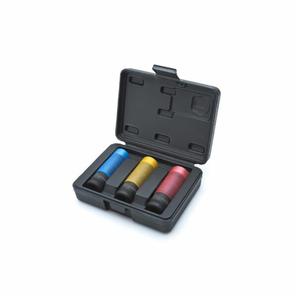 84946 GearWrench Juego de Dado de Impacto de Alta Poder Protector de Llanta de 3 Piezas, Metrico