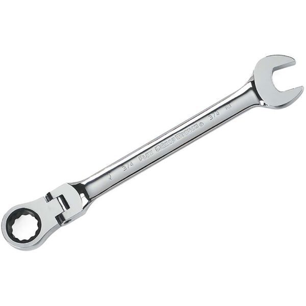 9707 GearWrench 7/16'' Llave de Combinacion de Trinquete Flexible de 12 Puntos