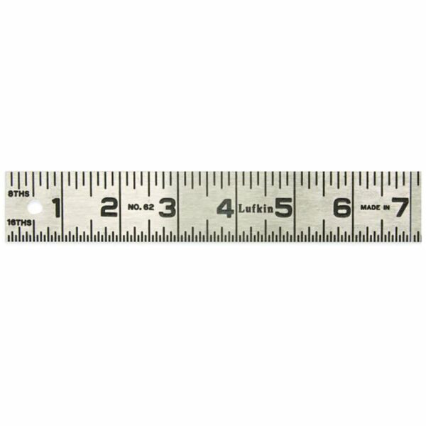 623FTN Lufkin 1-1/4'' x 3' Regla de Acero