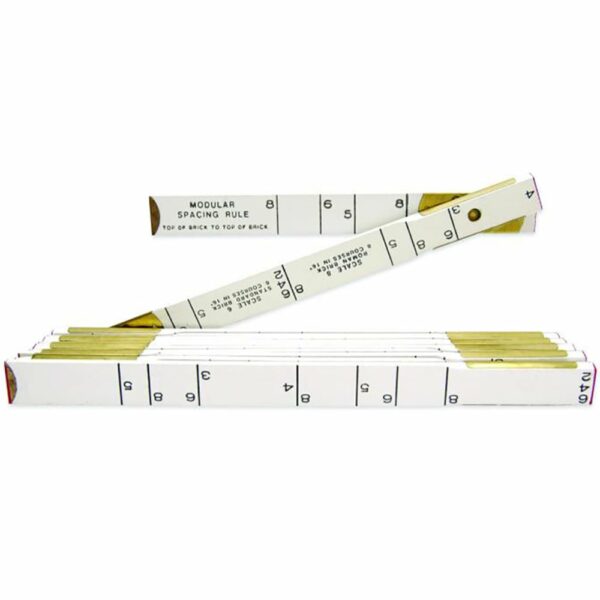 646LN Lufkin 5/8'' x 6' Regla de Madera de Albañilería Red End