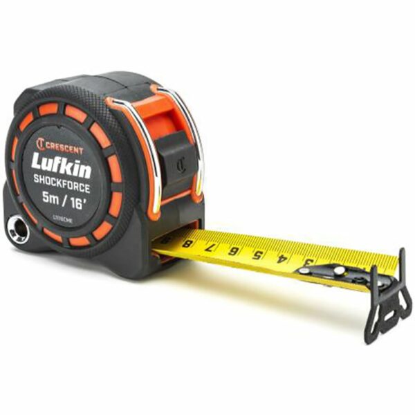 L1116CME-02 Lufkin 1-3/16'' x 5m/16' Cinta Métrica Shockforce G1 Dual Sided