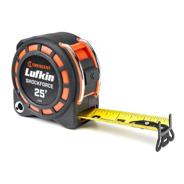 L1125-02 Lufkin 1-3/16'' x 25' Cinta Métrica Shockforce G1 Dual Sided