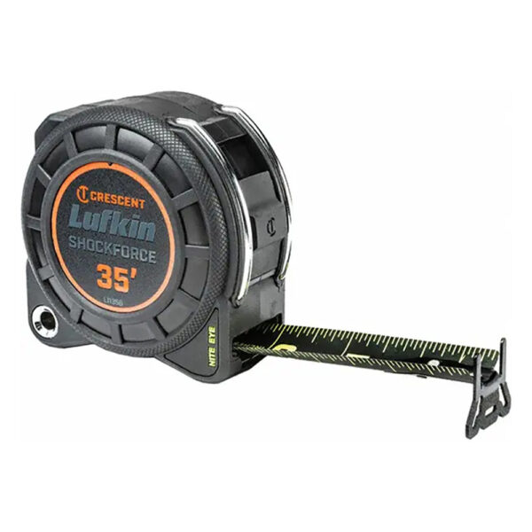 L1135B-02 Lufkin 1-3/16'' x 35' Cinta Métrica Shockforce Nite Eye G1 Dual Sided