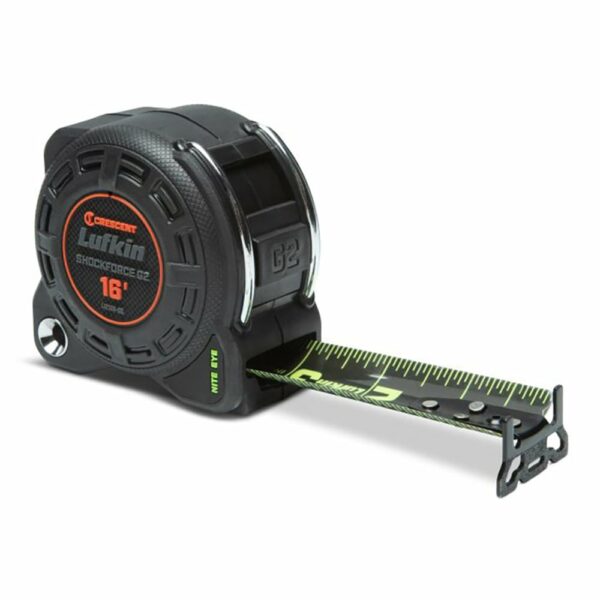 L1216B-02 Lufkin 1-1/4'' x 16' Cinta Métrica Shockforce Nite Eye G2
