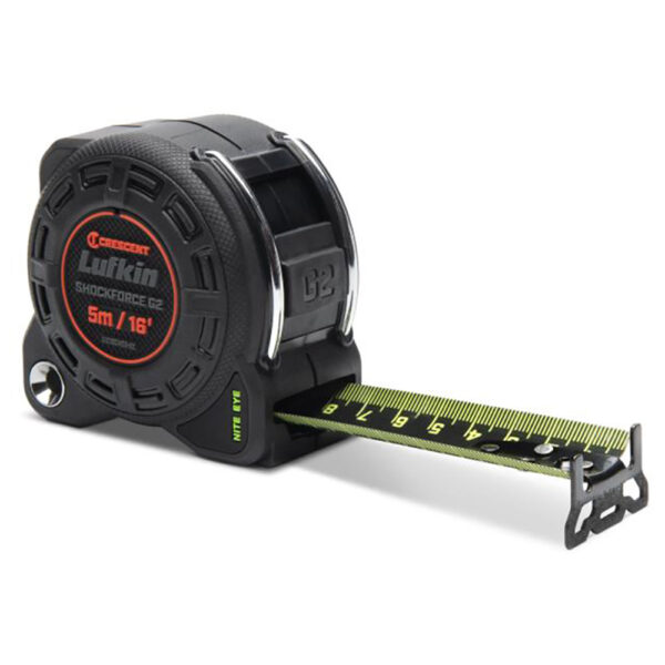 L1216CMEB-02 Lufkin 1-1/4'' x 5m/16' Cinta Métrica Shockforce Nite Eye G2