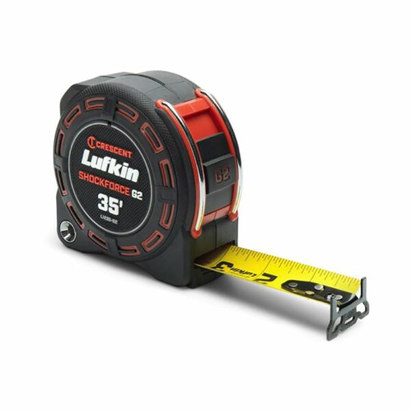 L1235-02 Lufkin 1-1/4'' x 35' Cinta Métrica Shockforce G2